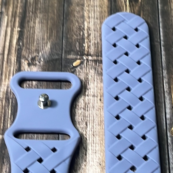 5for$10 Dull Lavender Purple 42mm/44mm/45mm Adjustable Apple Watch Bands Woven - Picture 3 of 4